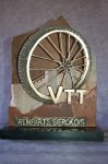 Trophée Remparts C3F VTT - Bronze + pierre locale